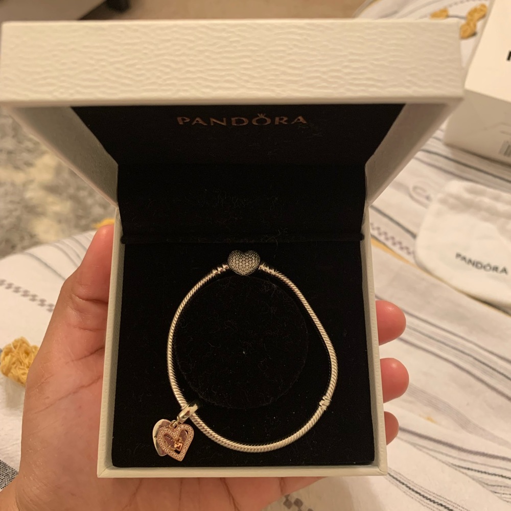 SOLD!BRAND NEW! Pandora bracelet with charm